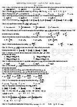 Kiểm tra năng lực môn Toán - Lần 5 (7h5  8h35) (Có đáp án)